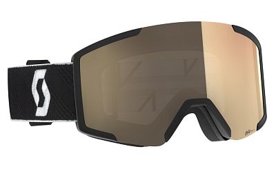 Превью Фотохромная горнолыжная маска Маска горнолыжная SCOTT Shield LS Black White/Bronze Chrome (277836-1007245)